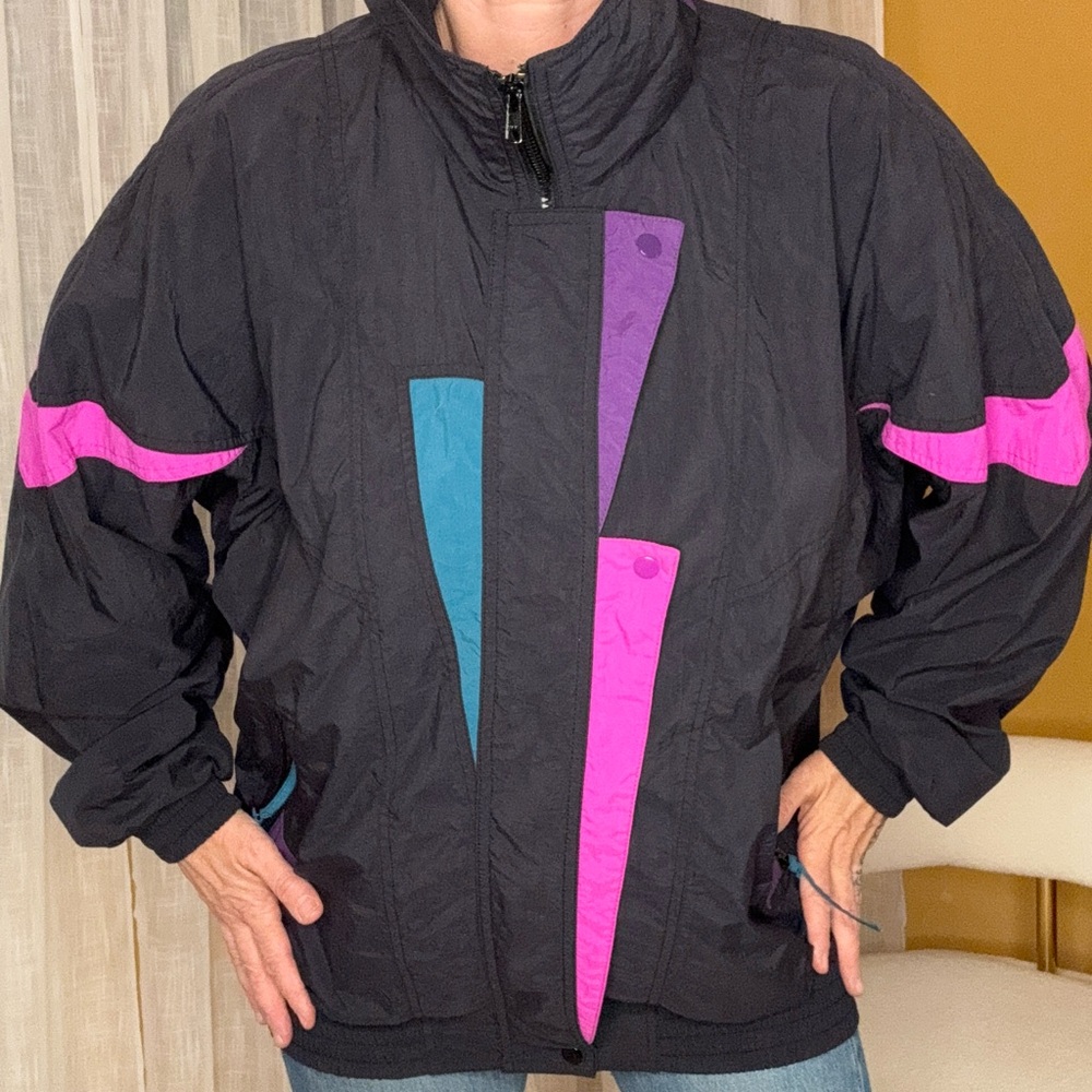 Neyelle Lined Windbreaker Vintage 1990’s size Large